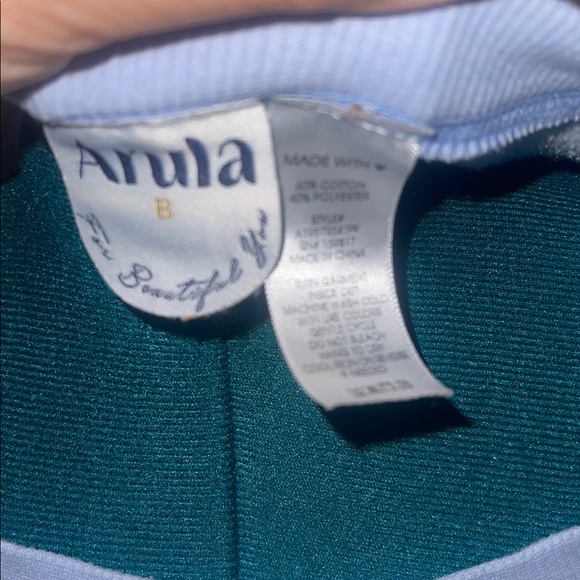 Arula Strawberry Fields Light Blue Graphic Sweatshirt 2X - Picture 3 of 5